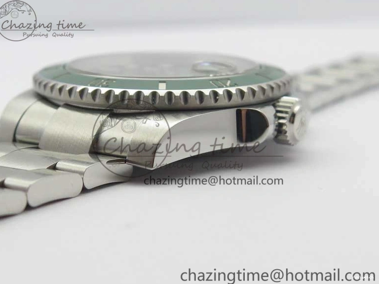 1:1 Ceramic Bracelet Submariner and Case Green V3 Edition ARF A2824 904L SS 116610 Best LV 0121